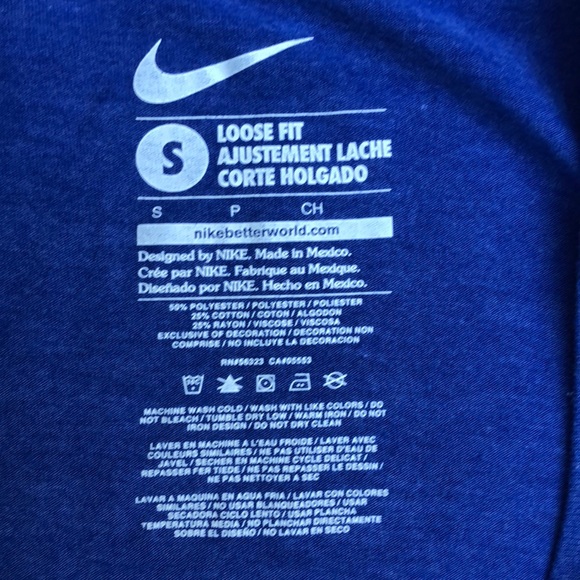 Nike Cute Rolled Cuff Curved Cubs Tee - Picture 3 of 5